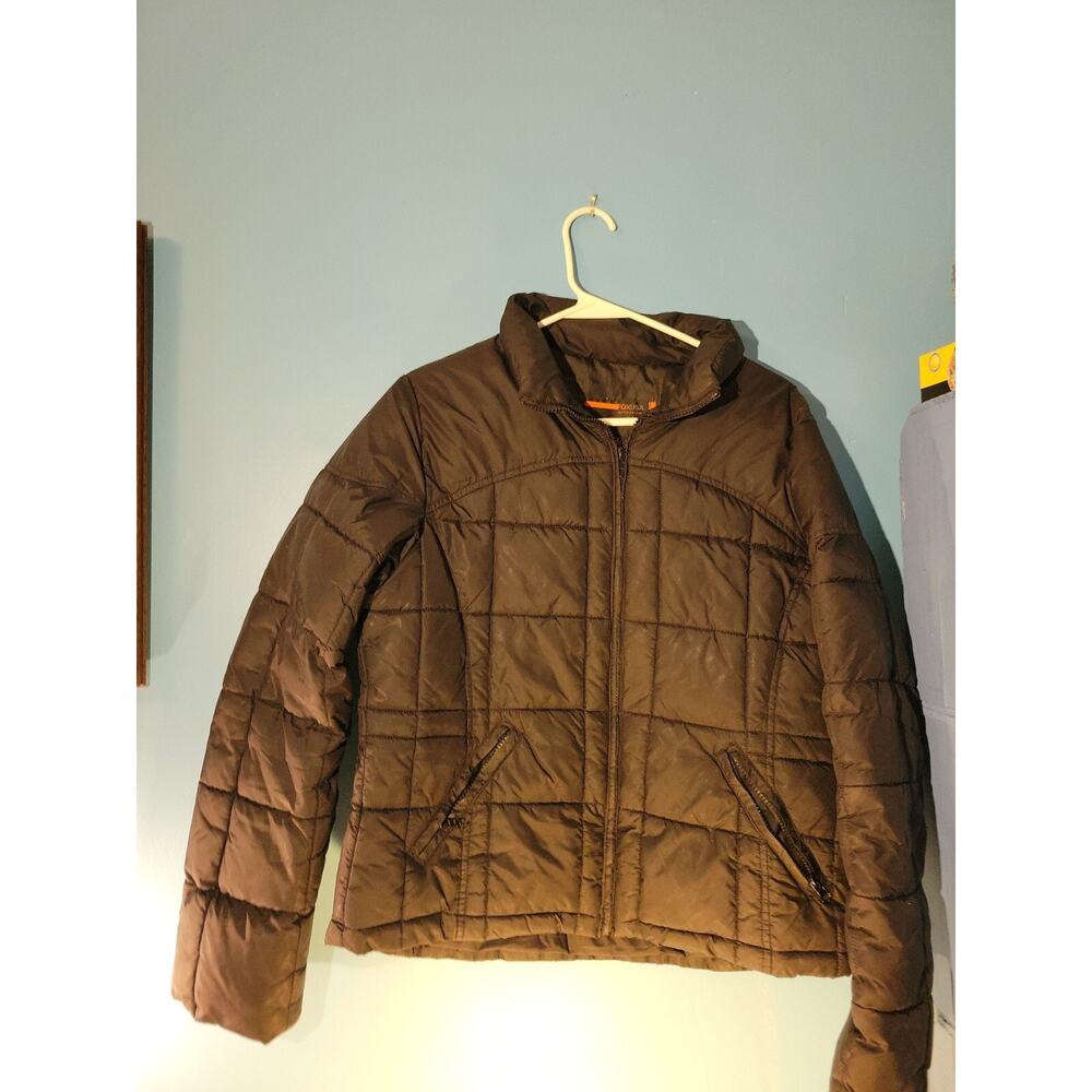 FOX Womens Black Down Lined Puffer Jacket Size L